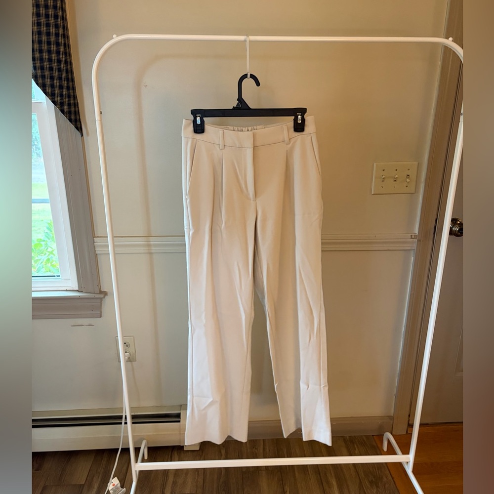 Old Navy Size XS Taylor Wide Leg Trouser in Cream